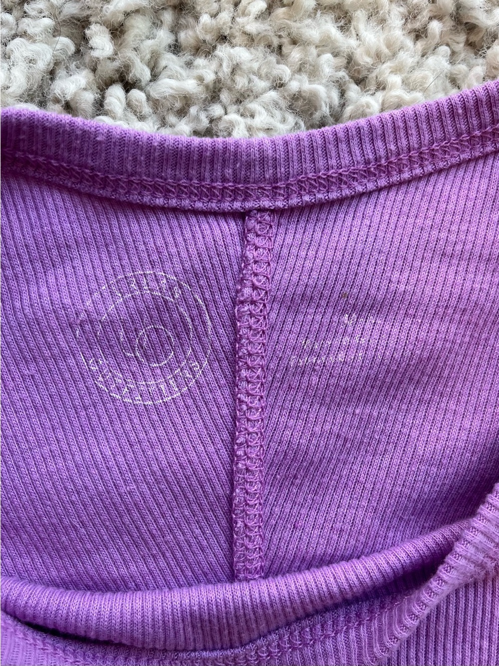 Urban Outfitters Lilac Ribbed Tee - Picture 5 of 7